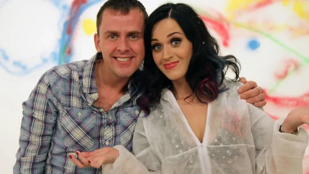 Katy Perry and Scott Mills