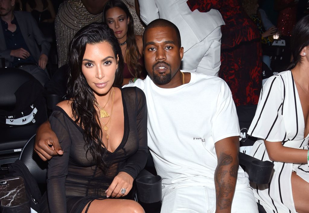 Kanye West and Kim Kardashian