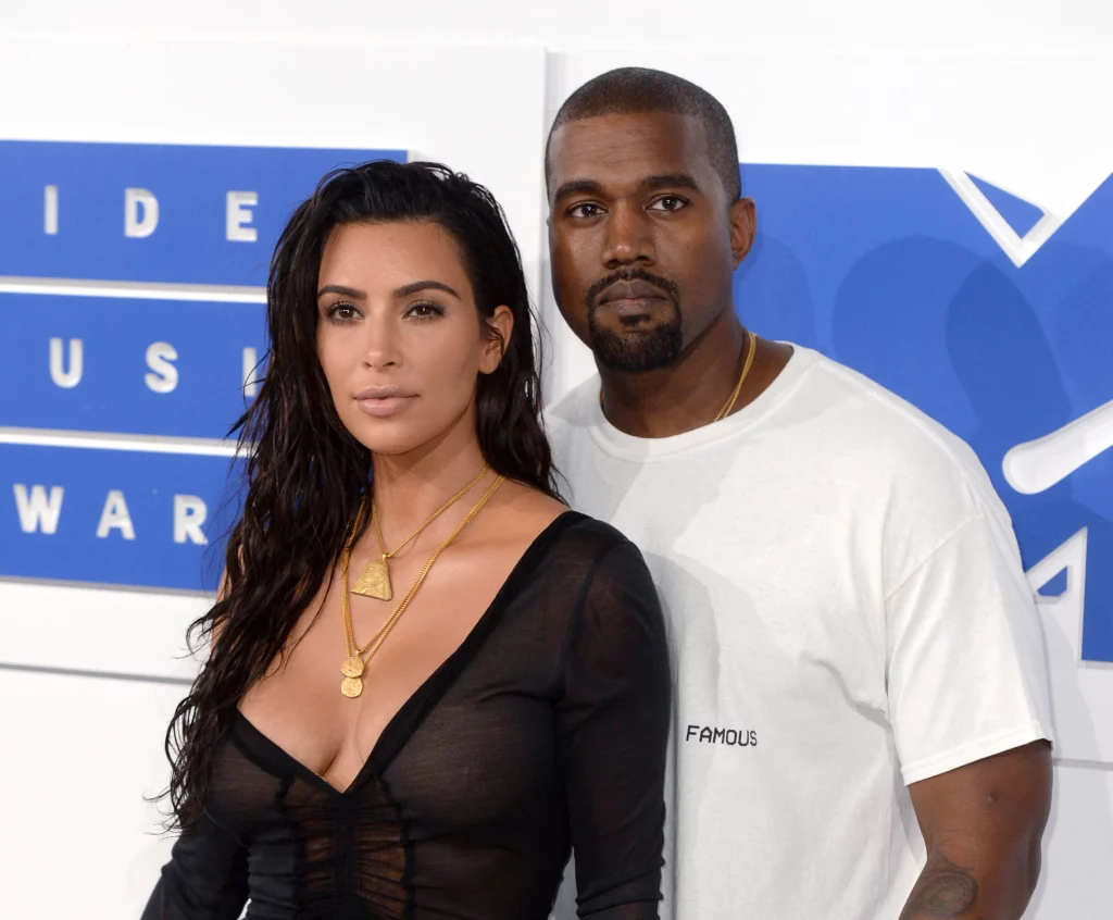 Kim Kardashian and Kanye West