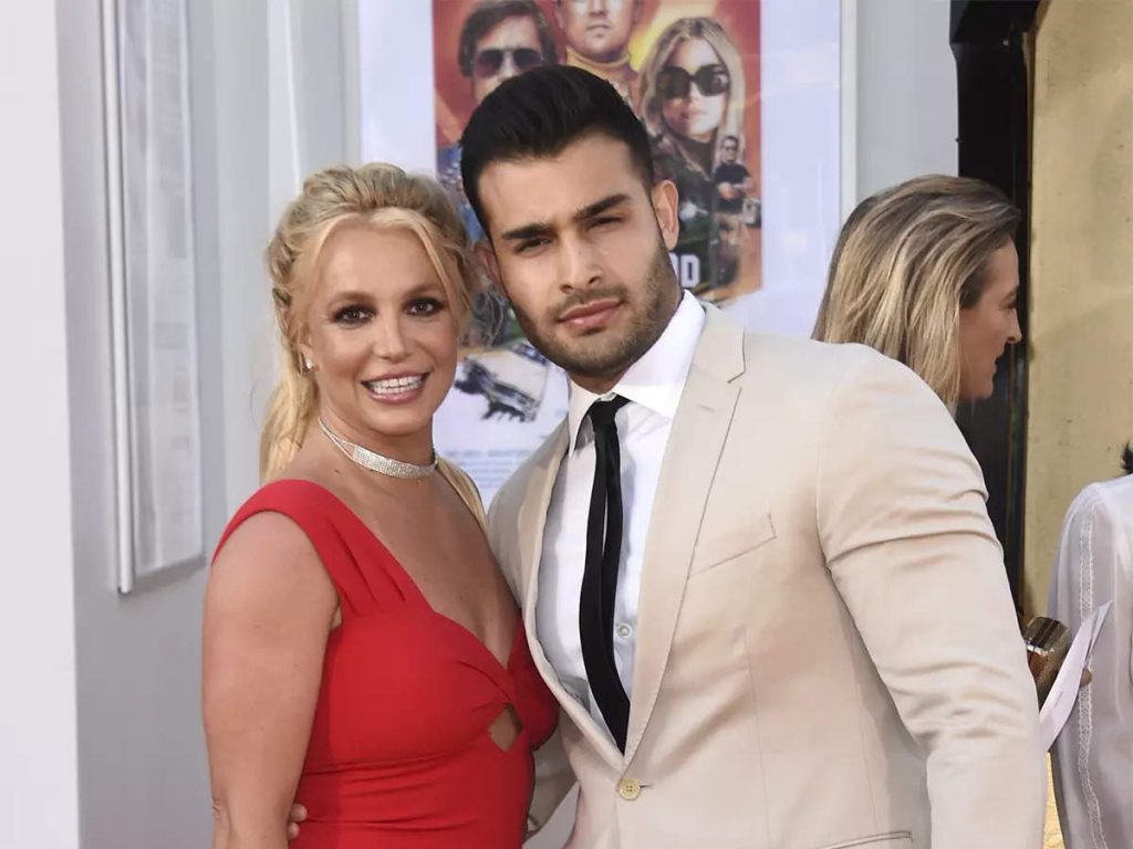 Sam Asghari and Britney Spears