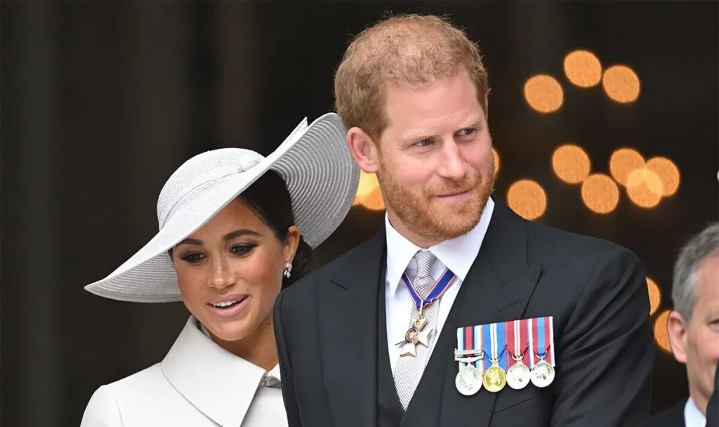 Duke and Duchess of Sussex, Prince Harry and Meghan Markle at a Royal Festivity