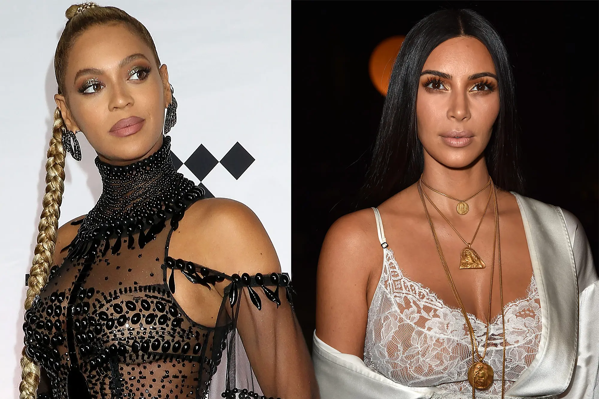 Beyonce and Kim Kardashian