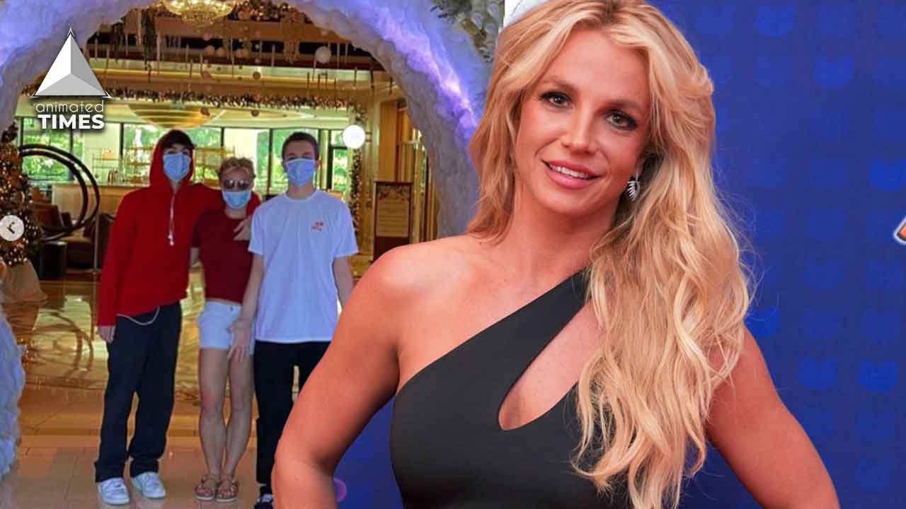 Britney Spears wished her sons, Sean Preston and Jayden James