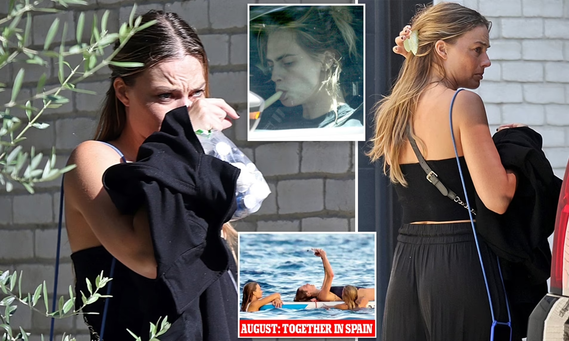 Margot Robbie's pictures taken few hours after visiting Cara Delevingne's house