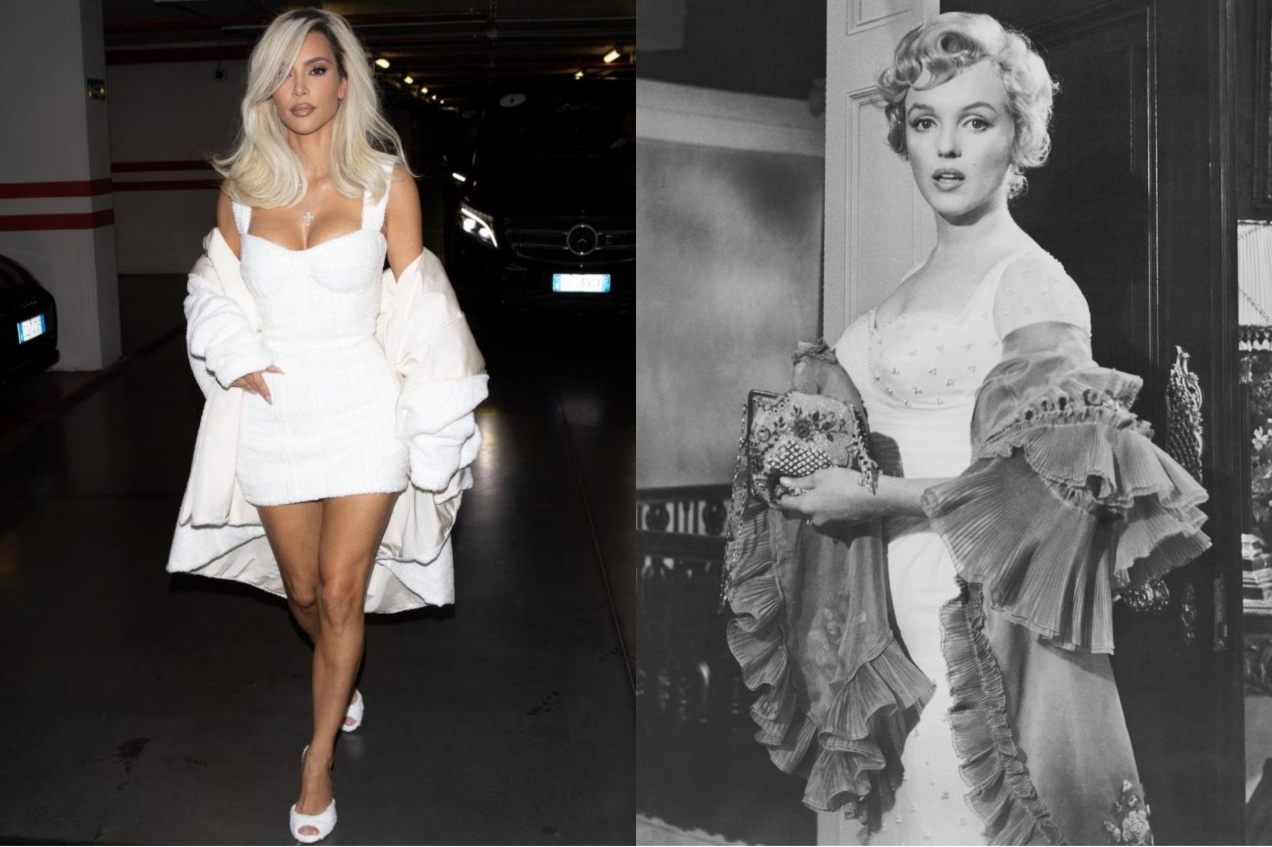 Kim Kardashian rips off iconic Marilyn Monroe look