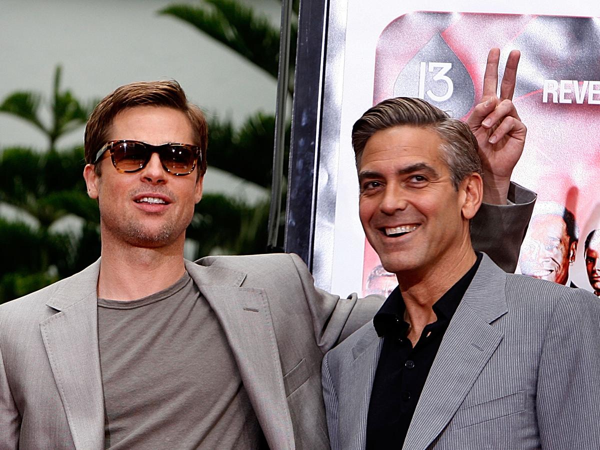 Brad Pitt called George Clooney most handsome man alive