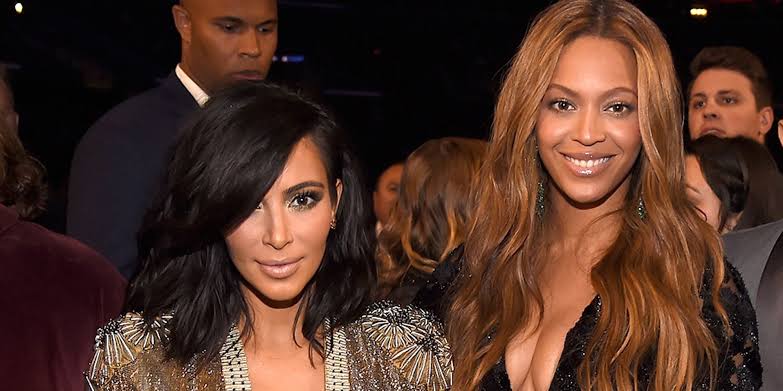 Beyonce and Kim Kardashian 