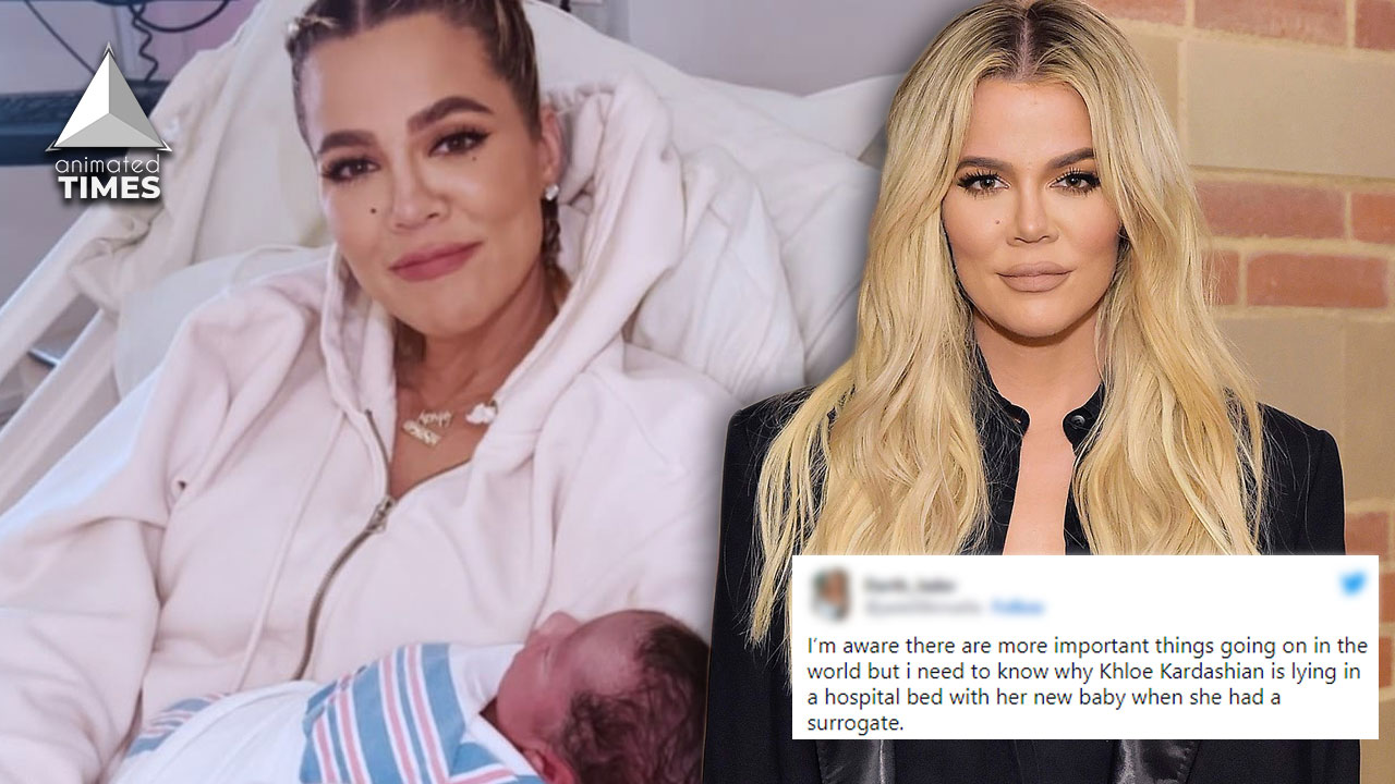 ‘What pain? F*ck these rich b**ches I swear to God’: Fans Blast Khloe Kardashian For Laying On Hospital Bed In New Baby Pic, Airbrushing Surrogate Mom For ‘Good PR’