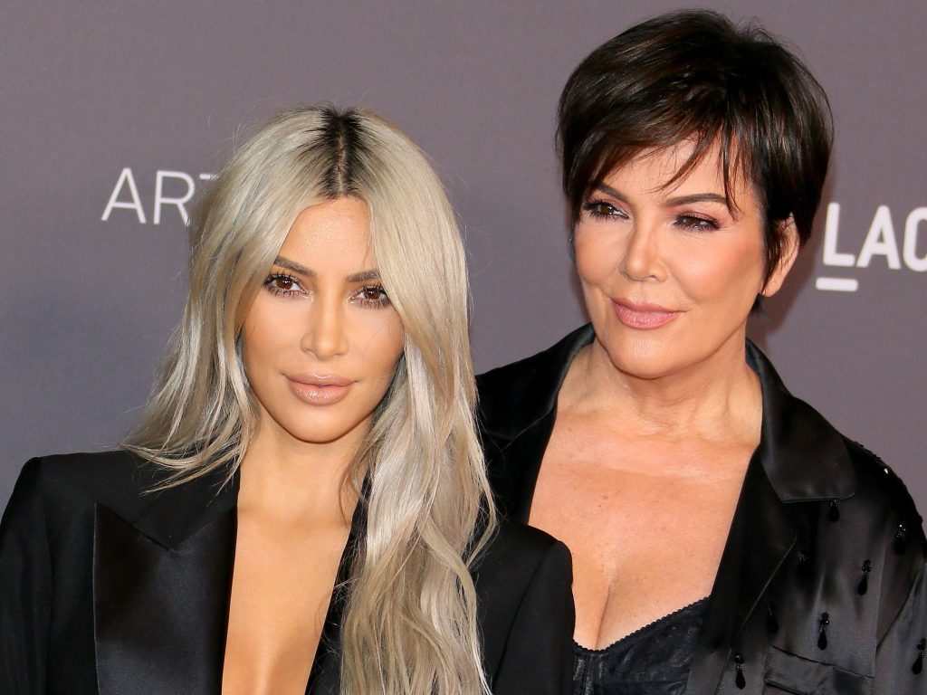 Kris Jenner with Kim Kardashian together