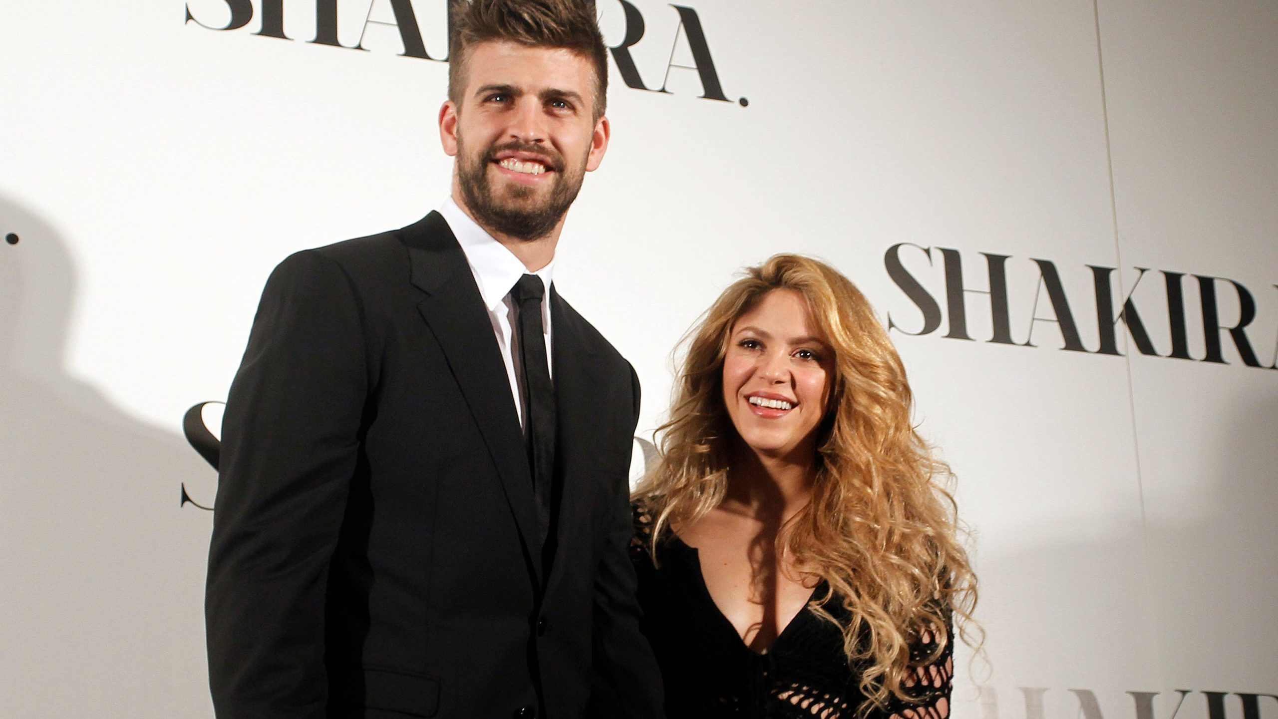 Shakira and Gerard Pique at an event