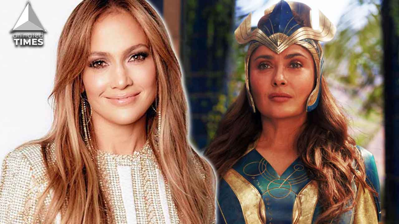 Jennifer Lopez and the Eternals Star Salem Hayek