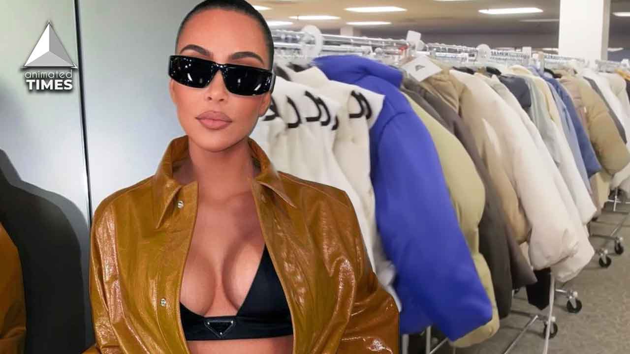 Kim Kardashian revealed her warehouse filled with clothes
