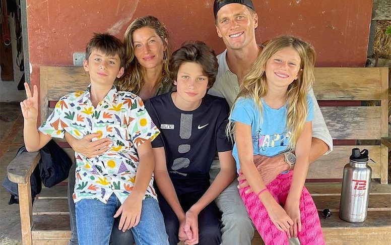 Gisele Bundchen, Tom Brady and their kids
