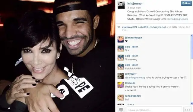 Drake and Kris Jenner