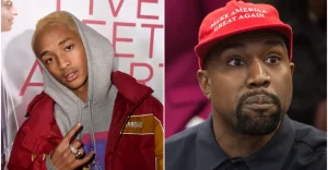 Jaden Smith (right) image with Kanye West (left)