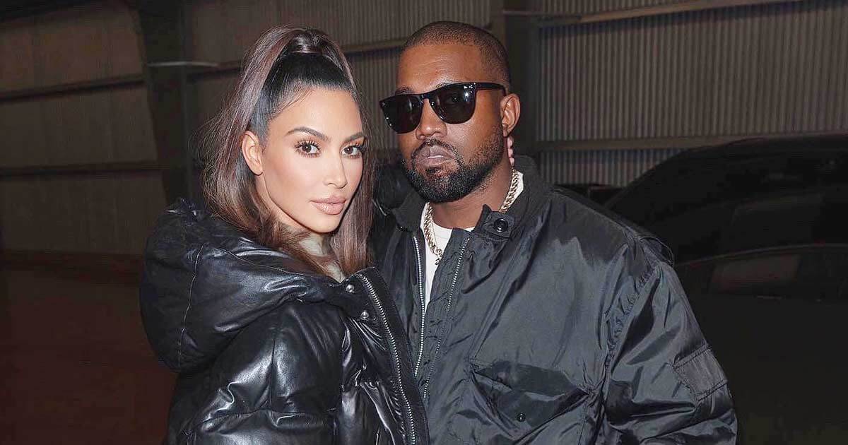 Kanye West and Kim Kardashian