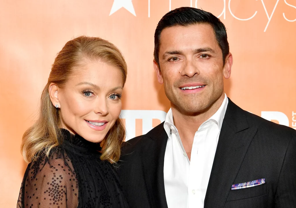 Kelly Ripa with husband Mark Consuelos