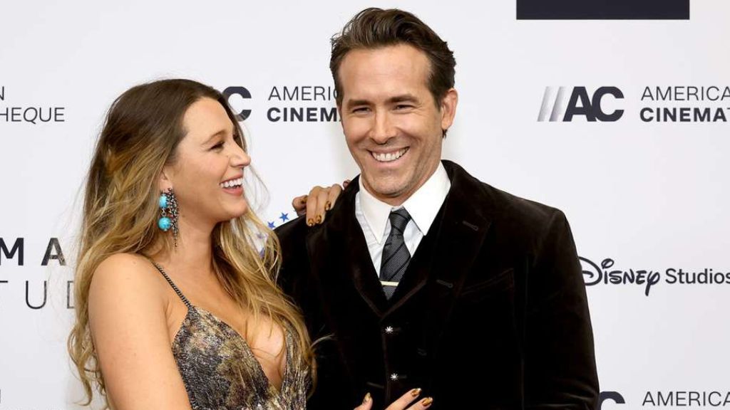 Blake Lively and Ryan Reynolds at the American Cinematheque Awards