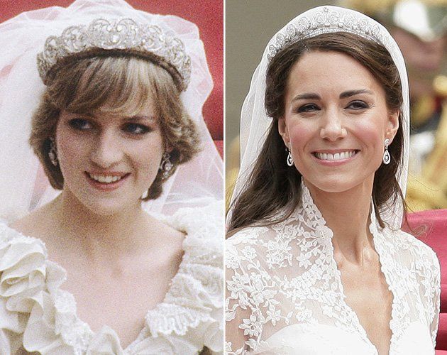 Princess Diana wearing the Spencer Tiara that Kate Middleton can't wear