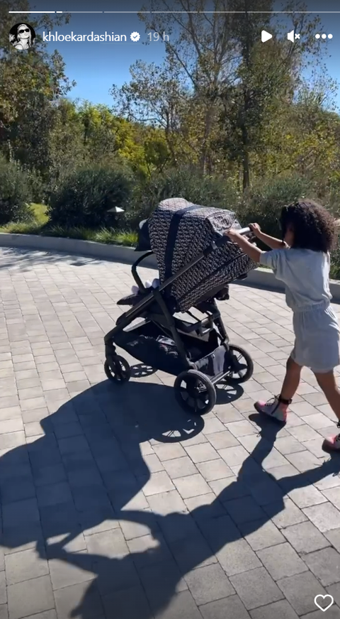 Khloé Kardashian pushes 9monthold son Tatum in 4900 Dior stroller