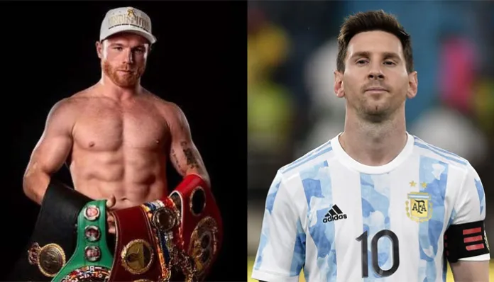 Canelo Alvarez calls out Lionel Messi