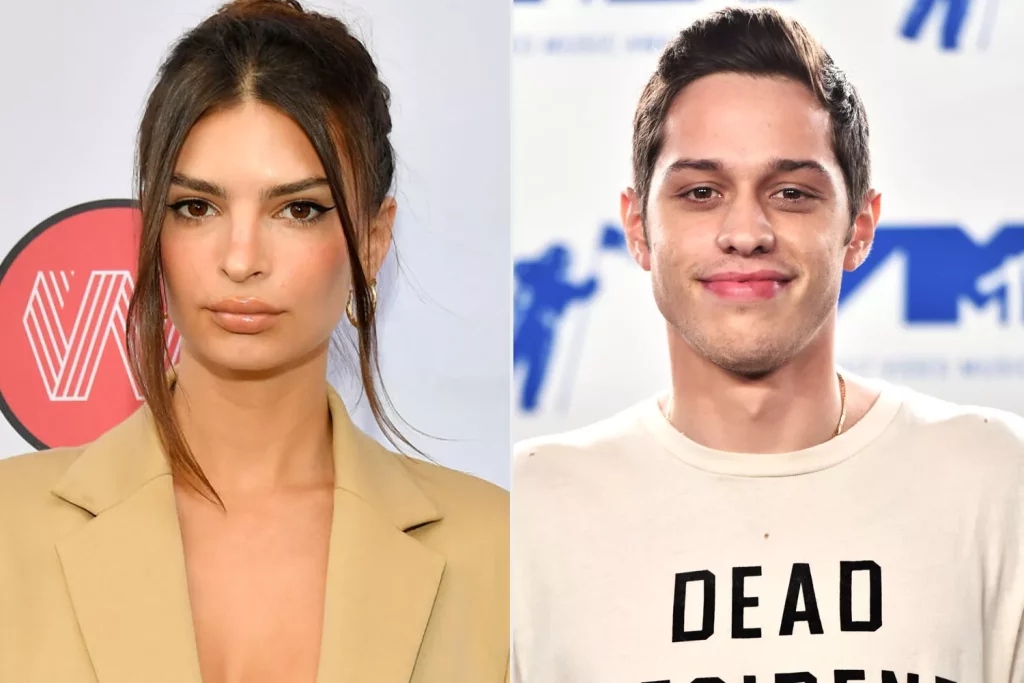 Emily Ratajkowski and Pete Davidson