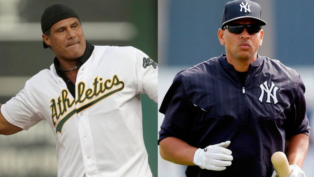 Alex Rodriguez and Jose Canseco