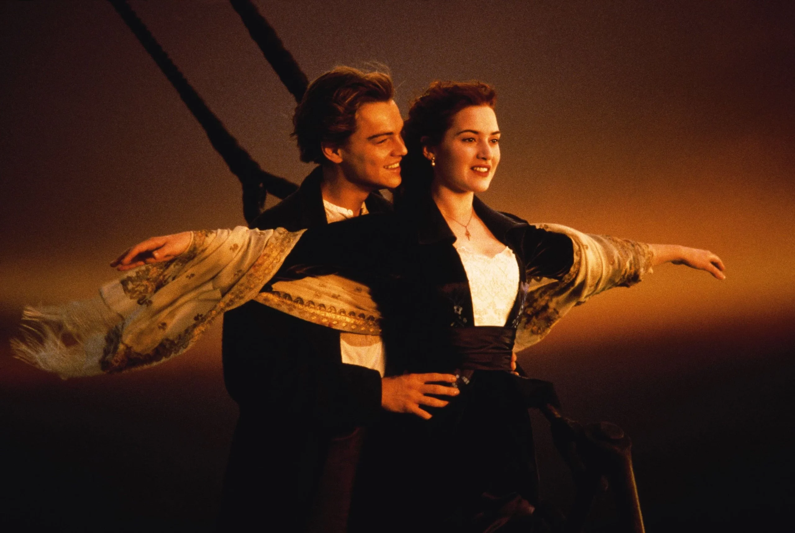 Kate Winslet and Leonardo DiCaprio from Titanic