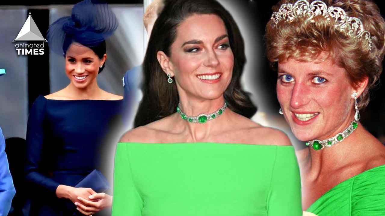 While Meghan Markle is Busy Defaming Royal Family, Kate Middleton Honors Princess Diana by Wearing Her Iconic Emerald Choker During US Visit