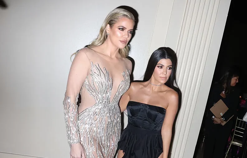Khloe Kardashian and Kourtney Kardashian