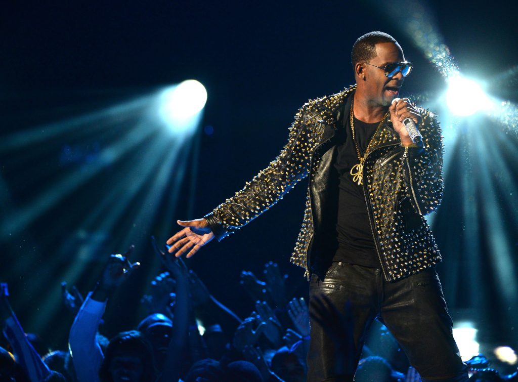 R. Kelly performs onstage during the 2013 BET Awards