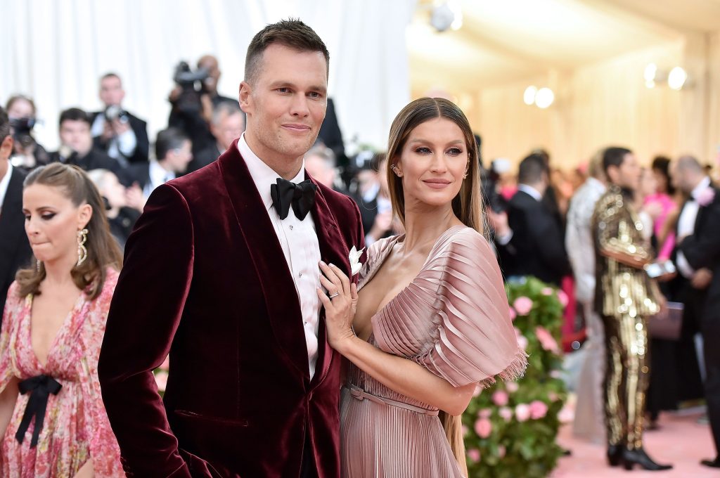 Tom Brady con su ex esposa Gisele Bündchen.