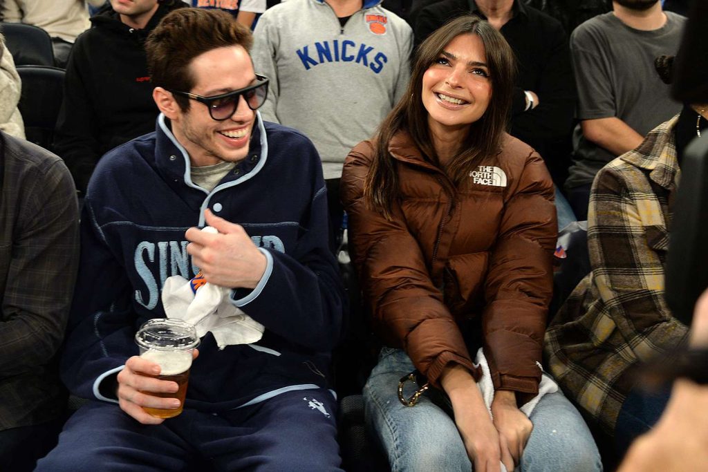 Pete Davidson and Emily Ratajkowski