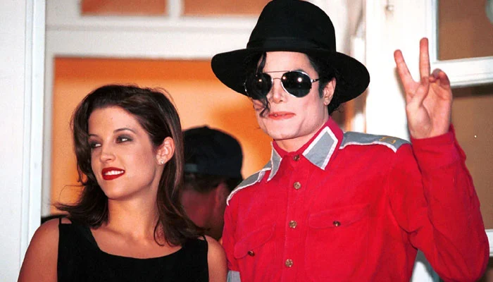 Lisa Marie Presley with ex-husband Michael Jackson