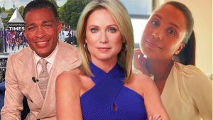 Amy Robach Seems Unfazed Despite Backlash, Spotted Leaving T.J. Holmes’ Apartment in ‘All Smiles’ After GMA Co-Host’s Ex-Wife Breaks Silence on Affair