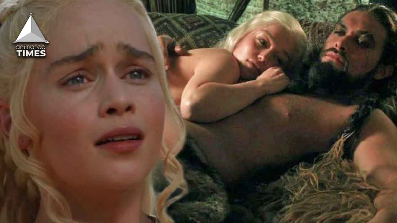“He was crying more than I was”: Game of Thrones Star Emilia Clarke Was Terrified and Cried Before Shooting S*x Scenes With Jason Momoa