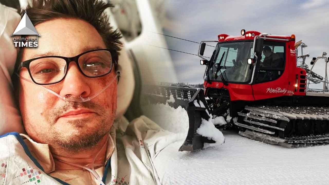 Jeremy Renner Survived Getting Crushed By Nearly 14300 Lbs Pistenbully Proving Hes A Real Life