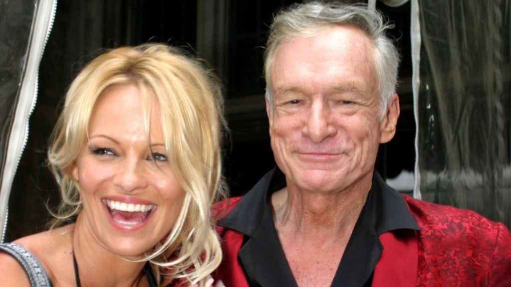 Pamela Anderson and Hugh Hefner