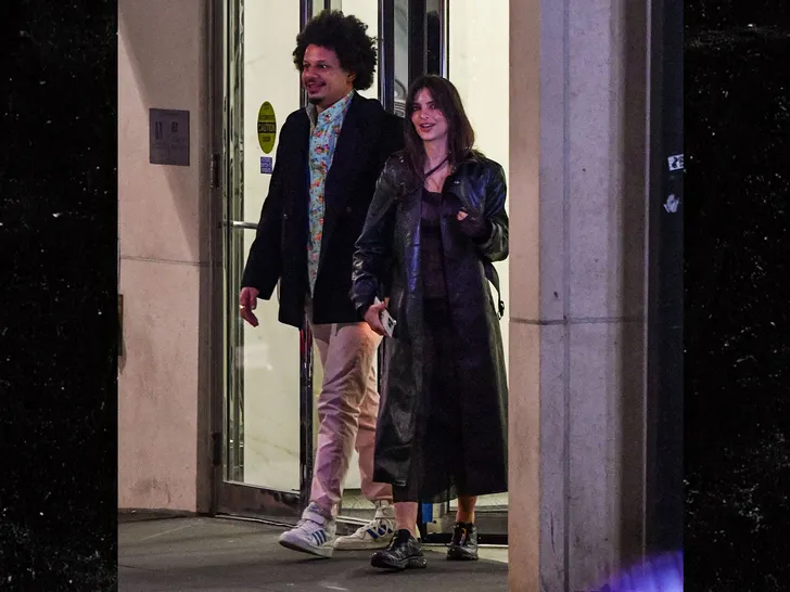 Eric Andre and Emily Ratajkowski spotted together