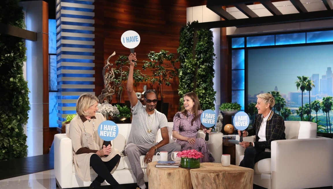 Snoop Dogg on the Ellen DeGeneres Show