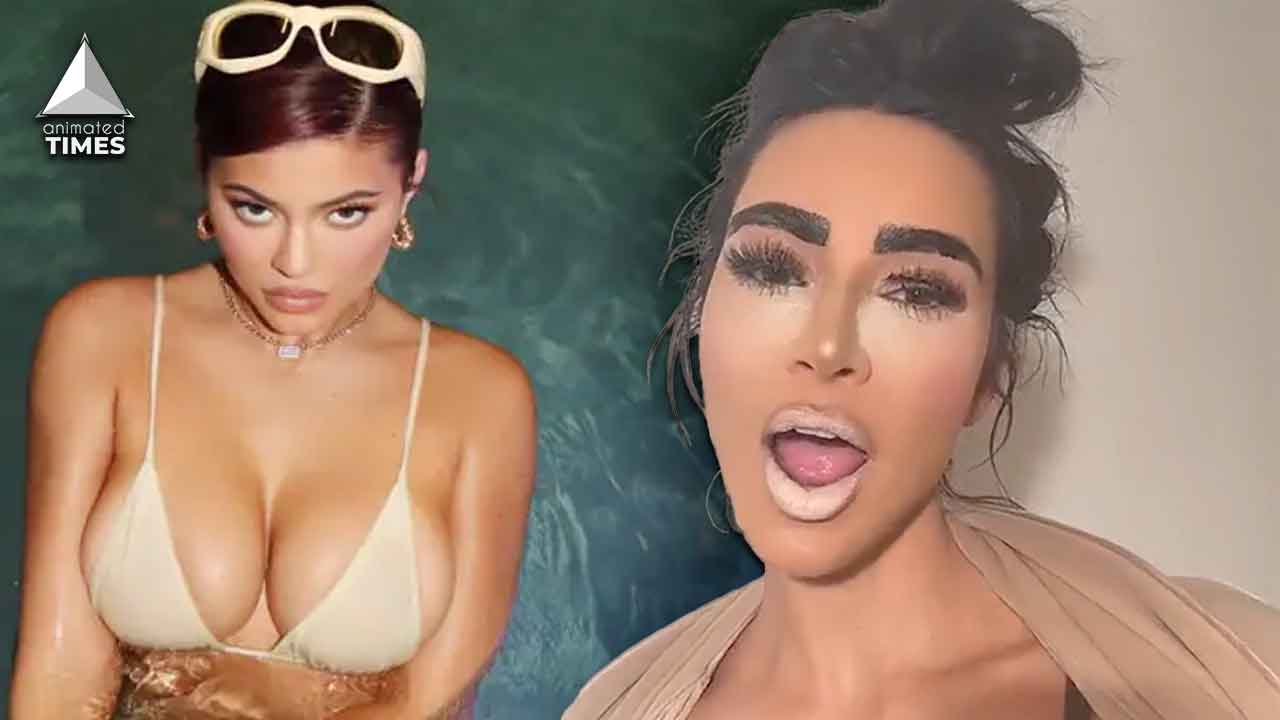 Kim Kardashian Jealous of Kylie Jenner’s Success? Kim K Using Kylie Cosmetics For Infamous Bare Face ‘Chav’ Look TikTok That Got Her Super Trolled Was a Dig at Kylie?