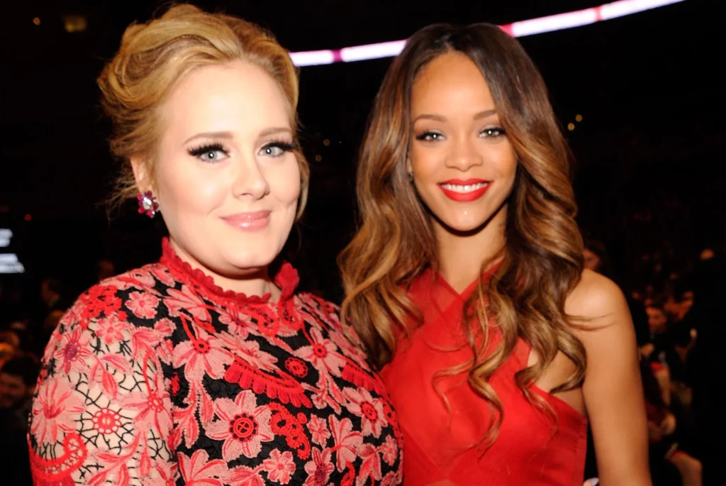 Adele and Rihanna