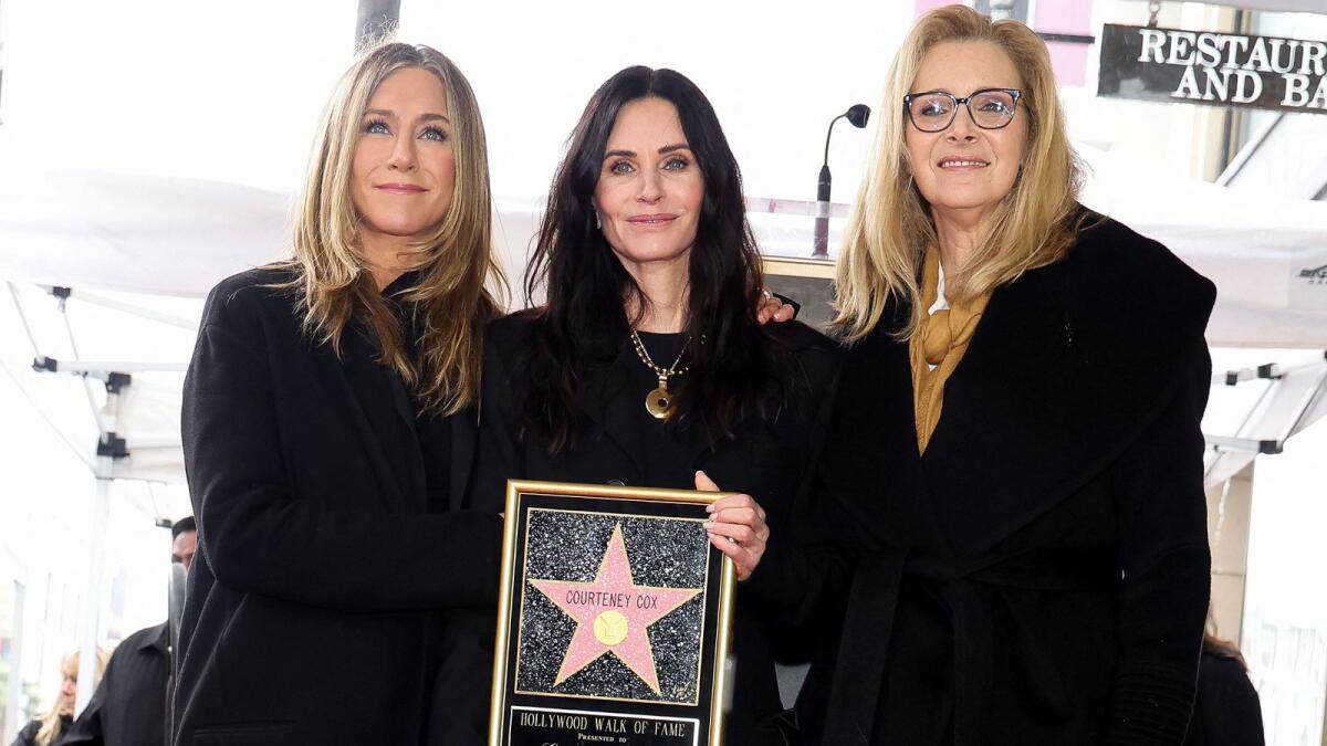 Courteney Cox receives a Hollywood Walk of Fame Star