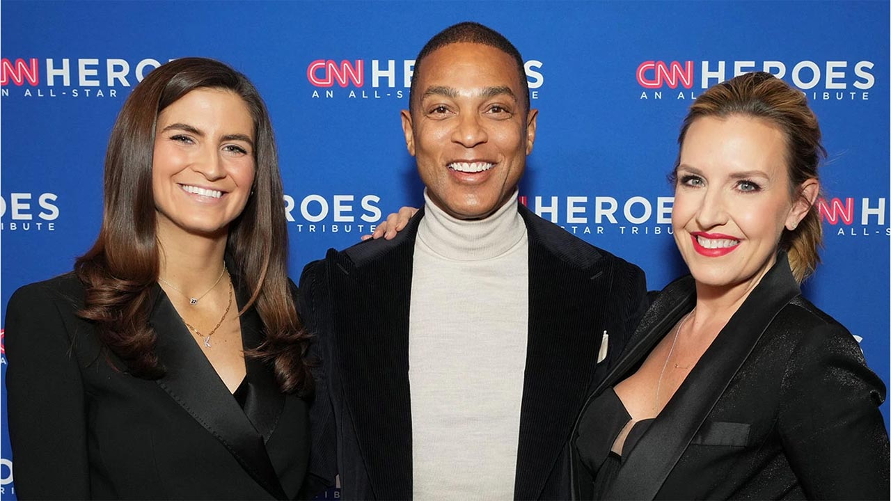 Don Lemon, Poppy Harlow and Kaitlin Collins
