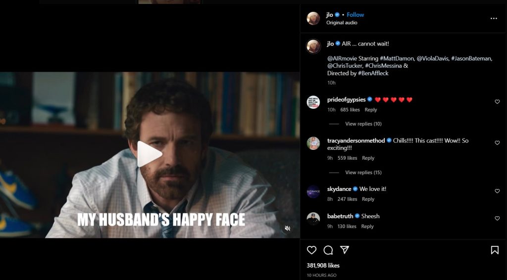 JLo is having a laugh at Affleck's memes