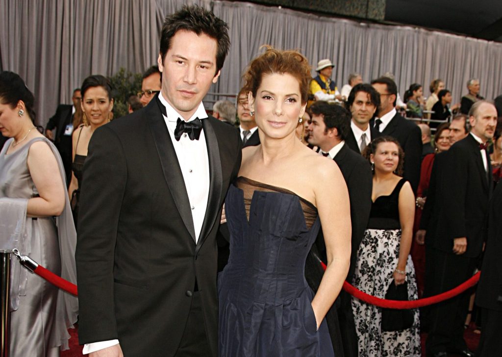 Keanu Reeves and Sandra Bullock