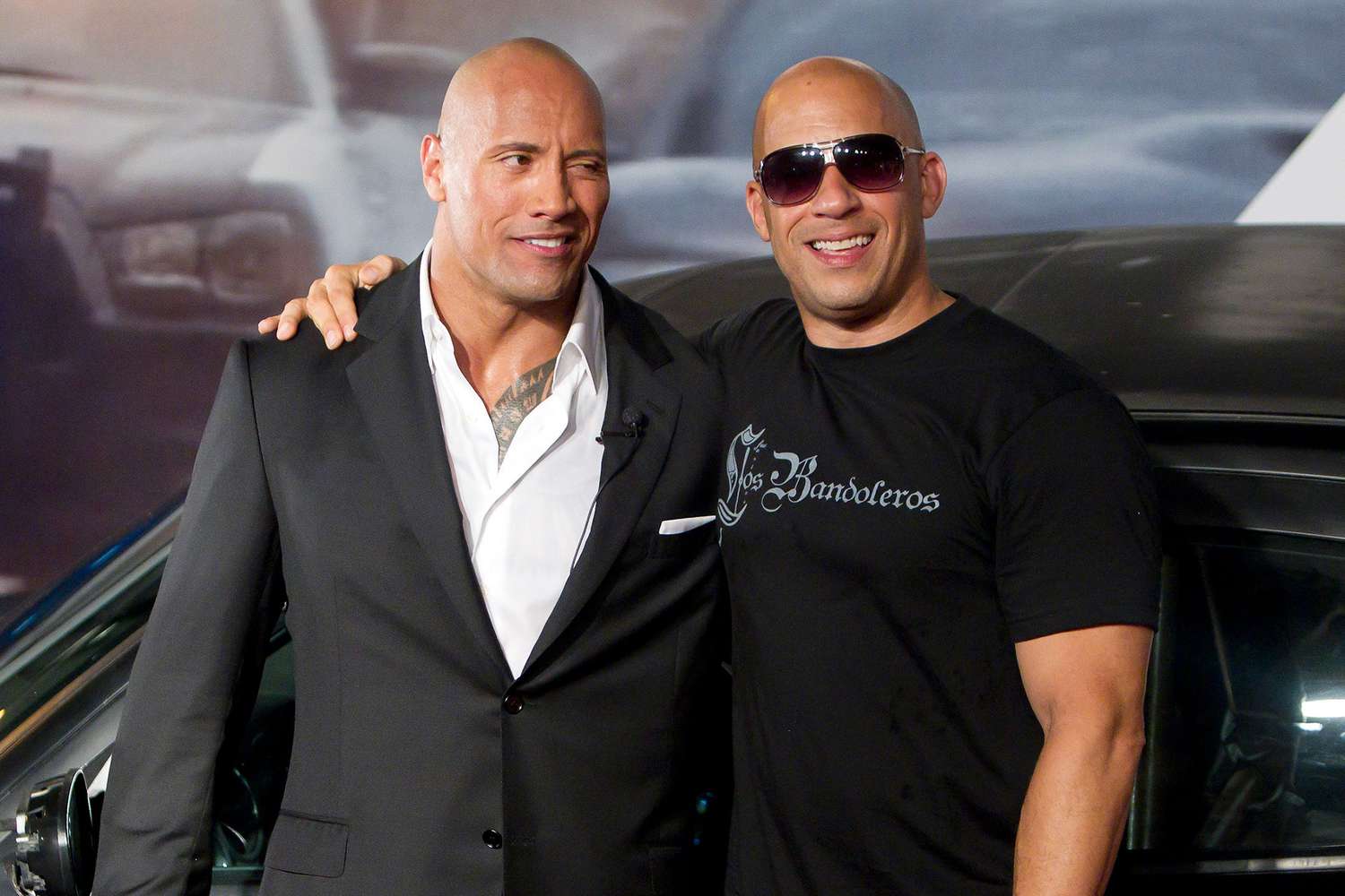 Vin Diesel and Dwayne Johnson