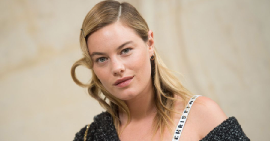Camille Rowe at an event