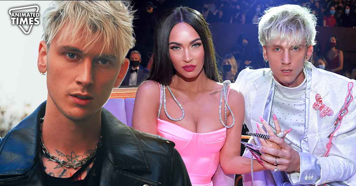 Despite Promising He Won't Cheat on Megan Fox Again, Machine Gun Kelly Spotted Getting Cozy With Mystery Blonde Bombshell in Houston's Four Seasons Hotel