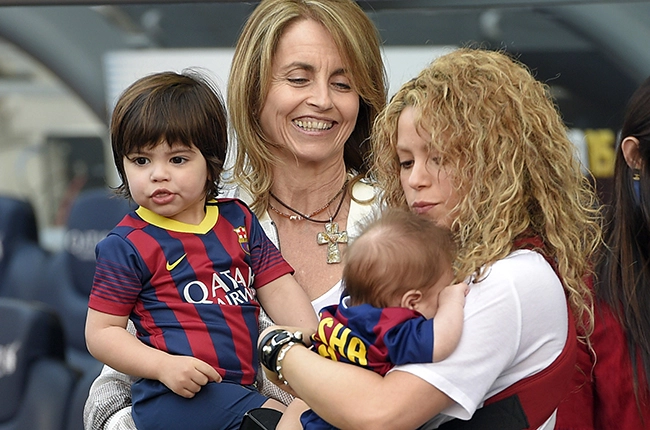 Gerard Pique's Mother and Shakira